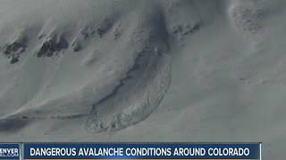 Dangerous avalanche conditions around Colorado