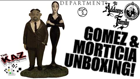 Gomez & Morticia Department 56 Figurines Unboxing