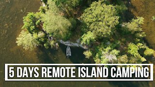 Island camping by boat + What to bring + Lithium generator test + Bass fishing - Kawartha Lakes 2021