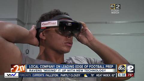 Ravens 'mixing' it up with new game prep technology