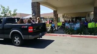 Kern River Transitional Care Facility holds Mother's Day drive-by parade