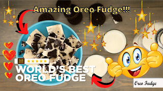 Oreo Fudge Recipe - Worlds Best Oreo Fudge