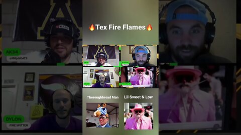 🔥 Fire Flames OOTD 🔥 #dfs #draftkings #podcast #ootd #fashion #kentuckyderby #hottake #debate