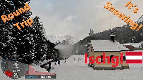 [4K] Skiing Ischgl, Complete Round Trip on a Snowy Day! Austria, GoPro HERO11