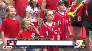 Cincinnati Reds host Kids Opening Day at The Banks