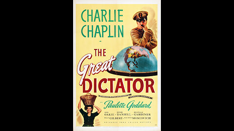 The Great Dictator (1940) | Directed by and starring Charlie Chaplin