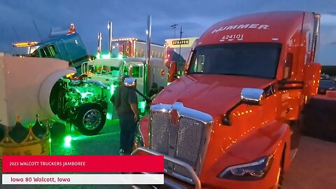 2023 Walcott Trucker Jamboree, Light Show and Fireworks