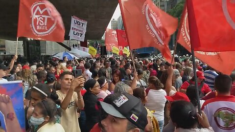 Rally for democracy in Sao Paulo one year after Brazil capital riots