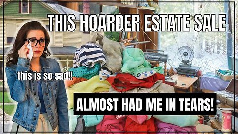 🏡 THIS Hoarder Estate Sale was EMOTIONAL! A Hoarder's Hidden Treasures to Resell for Profit