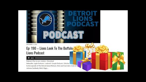 The Detroit Lions Podcast Finds Christmas Gift Ideas from Peter von Panda