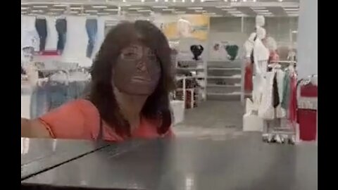 Crazy "Blackface" Woman Causes Scene at Target