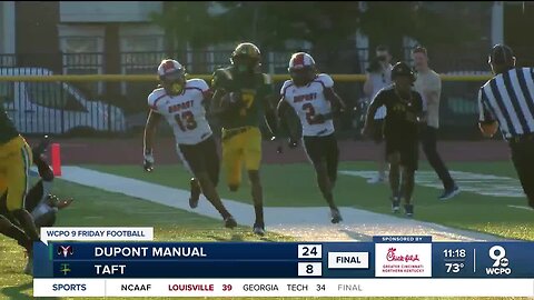 Louisville's Dupont Manual crushes Taft 24-8