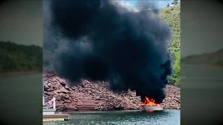 6 injured in boat explosion, fire on Horsetooth Reservoir