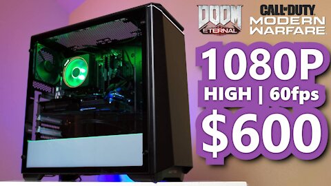 Saving Money with Our $600 Budget PC Build | 1080P 60FPS Verified