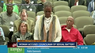 Woman accuses council member of sexual battery
