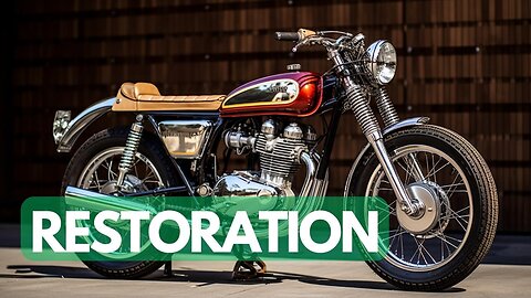 Epic Restoration of a 50-Year-Old 1970s HONDA Motorcycle