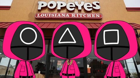 Squid Game at Popeyes Chicken (Memes)