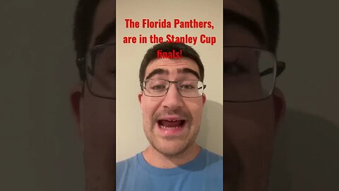 The Florida panthers are in the Stanley Cup finals. #nhl #floridapanthers ￼#shorts