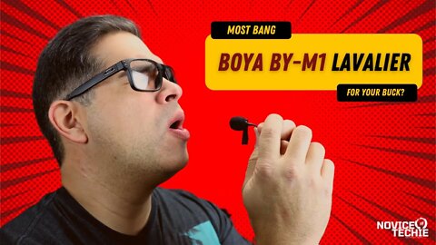 Best Lavalier Microphone for the Money? - BOYA BY-M1 Unboxing