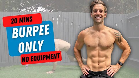 20 Minute FULL BODY BURPEE ONLY Workout!