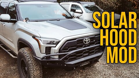 The Solar Hood Decal That Charges Your Truck - Great for Overlanding