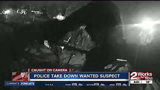 Police Take Down Wanted Suspect