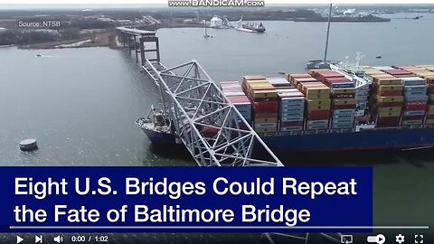 Eight U.S. Bridges Could Repeat the Fate of Baltimore Bridge