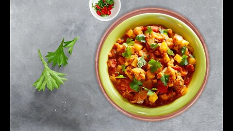 Pakistanische Aloo Gobi – mit Kartoffel und Blumenkohl Curry
