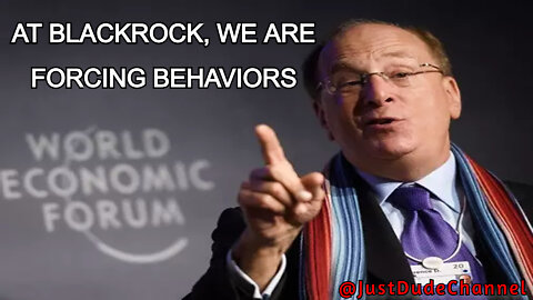 BlackRock CEO Larry Fink Says He Believes In Forcing Behaviors