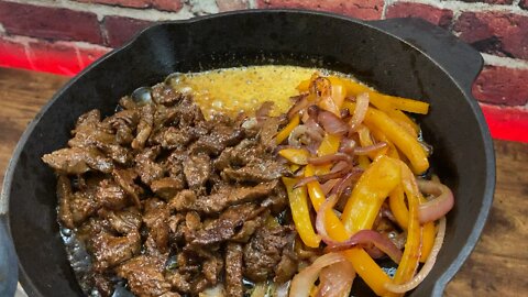 Steak fajitas - short