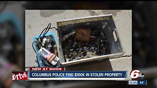 Columbus police recover $100K in stolen property