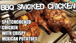 How To Spatchcock and Smoke BBQ Chicken