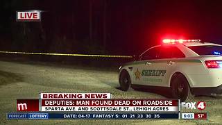 Dead male found along roadside in Lehigh Acres