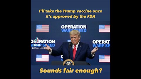 I’ll get vaccinated if it’s FDA approved.