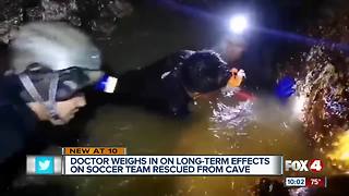 Doctor weighs in on long-term effects on rescued soccer team