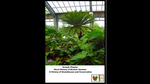 Sample Chapter - Short History of Botanic Gardens - History of Greenhouses and Conservatories