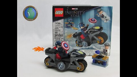 Lego The Infinity Saga Captain America and Hydra Face Off 76189
