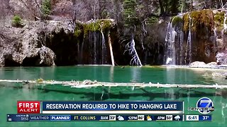 Hanging Lake reservations now in effect