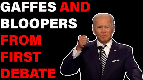 Joe Biden Gaffes From the First Debate All Together In One Short Video!