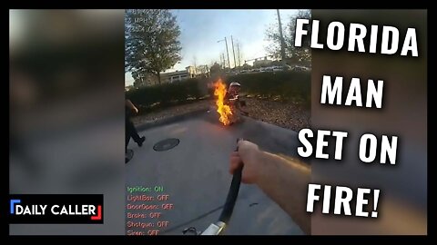WILD Bodycam Shows FL Sheriff Allegedly Setting Man On FIRE With Taser *WARNING: GRAPHIC FOOTAGE*