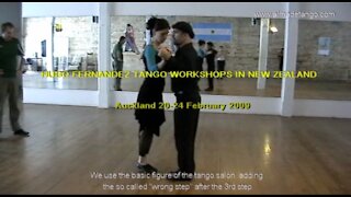 Tango Workshops Series - Auckland NZ - Hugo Fernández Tango