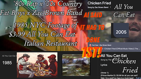 Fat Boys Zac Brown Band Remix, See 1980s $3.99 All You Eat Restaurant