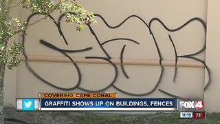 Graffiti shows up all over Cape Coral