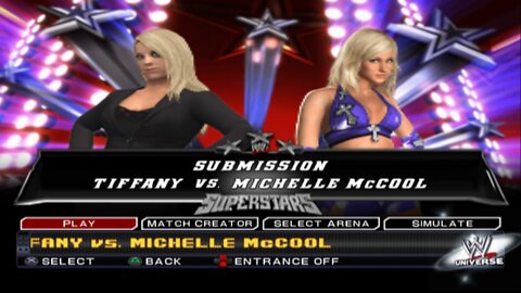 WWE SmackDown vs. Raw 2011 Tiffany vs Michelle McCool
