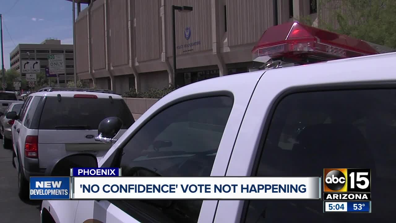 'No confidence' vote not happening in Phoenix