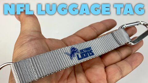 Detroit Lions NFL Carabiner Lanyard Luggage Tag Review