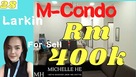 property malaysia Larkin M-Condo Block C 公寓出售Selling RM400K Middle floor#shorts