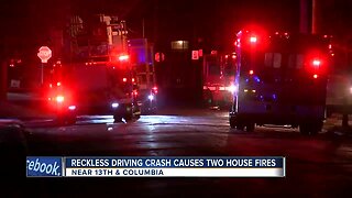 Victim of reckless driving-caused house fires learns of incident on TV