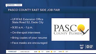 Pasco County holding an in-person job fair on Tuesday, May 4 to fill dozens of openings