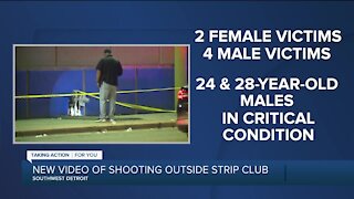 Shootout outside of Detroit strip club leaves 6 people shot; police looking for 'multiple shooters'